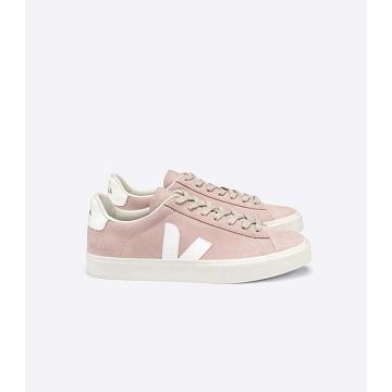 Veja CAMPO NUBUCK Low Tops Sneakers Női Rózsaszín | HU 599SGL